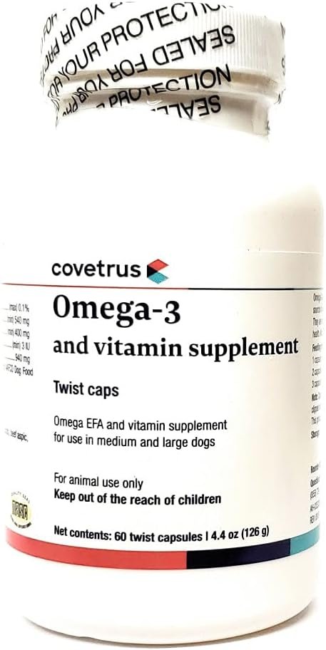 Healthy Joints & Coat: Omega-3 Twist Caps for Dogs