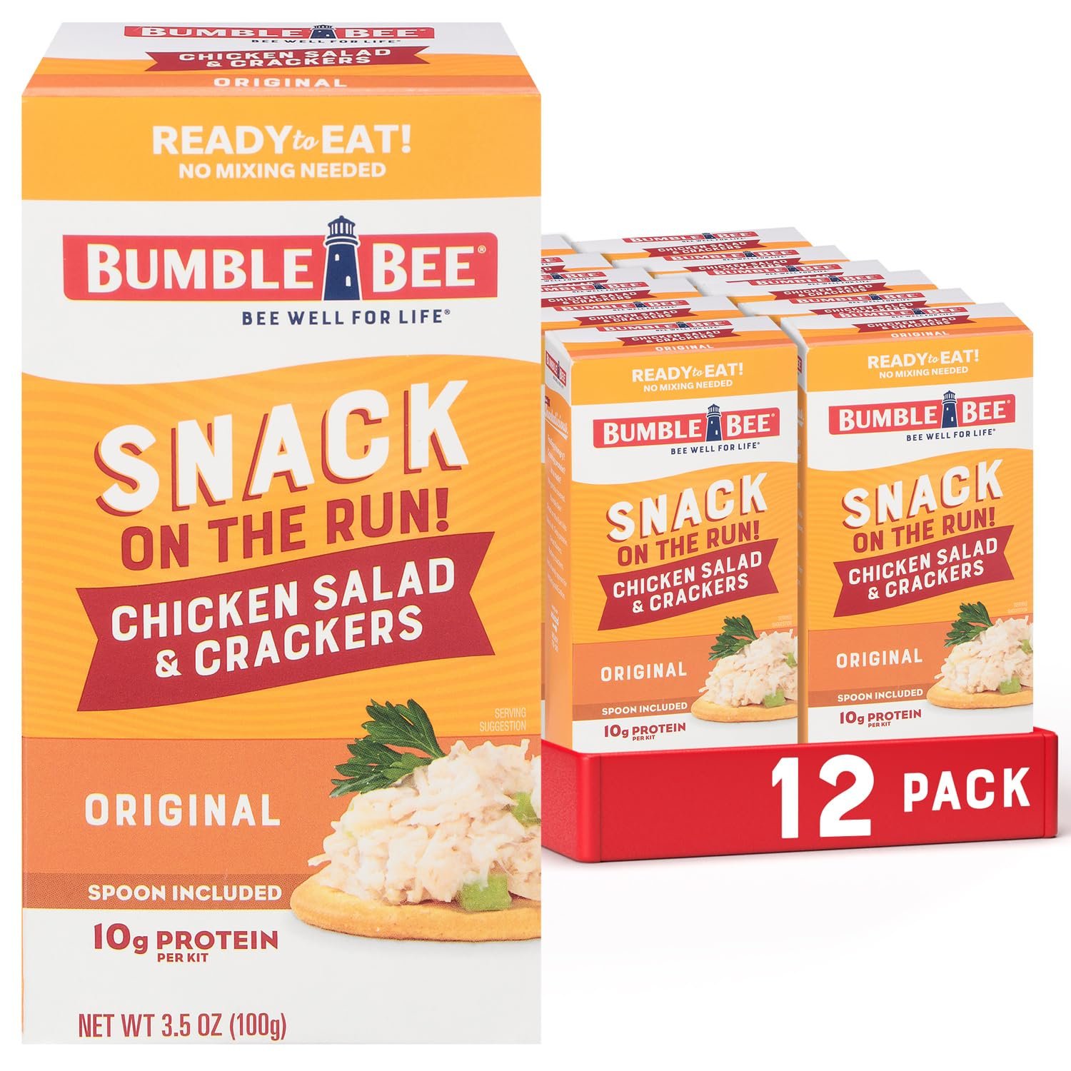 On-the-Go Chicken Salad Cracker Kits – Pack of 12