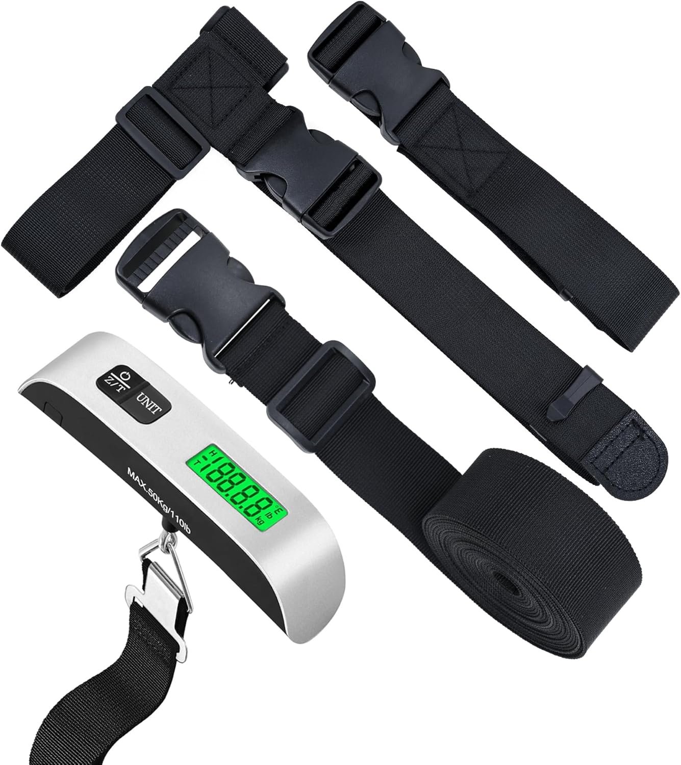 One-Hand Travel: Connect Multiple Suitcase Straps