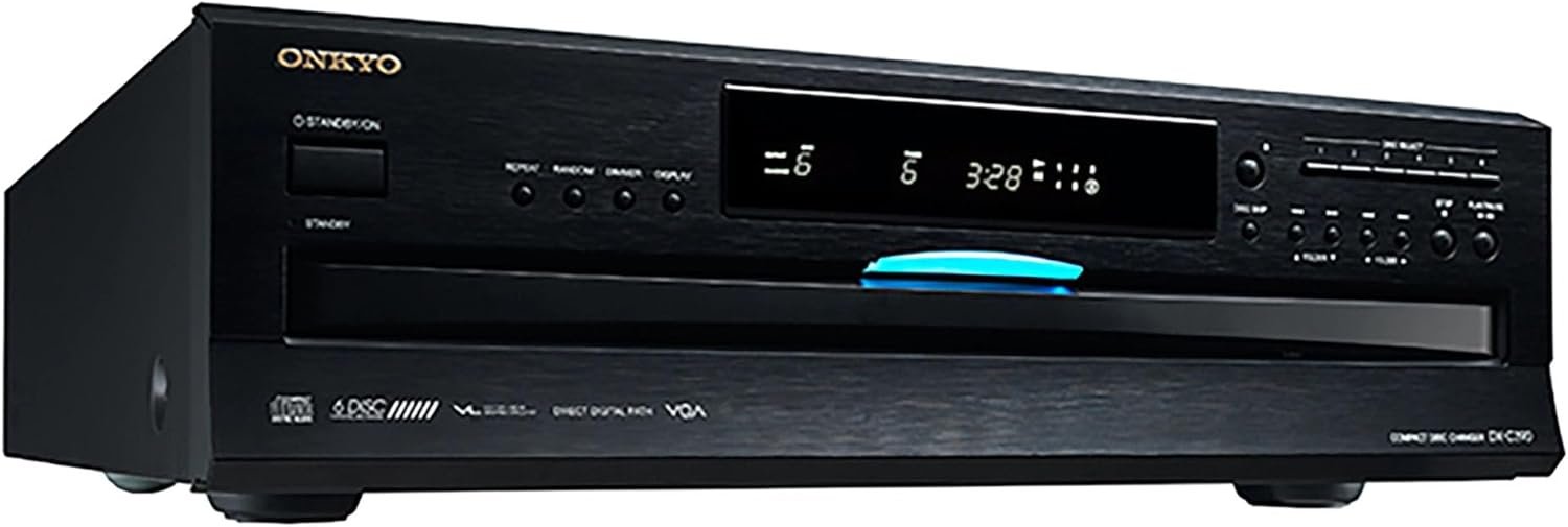Crystal-Clear 6-Disc CD Changer for Audiophile Sound