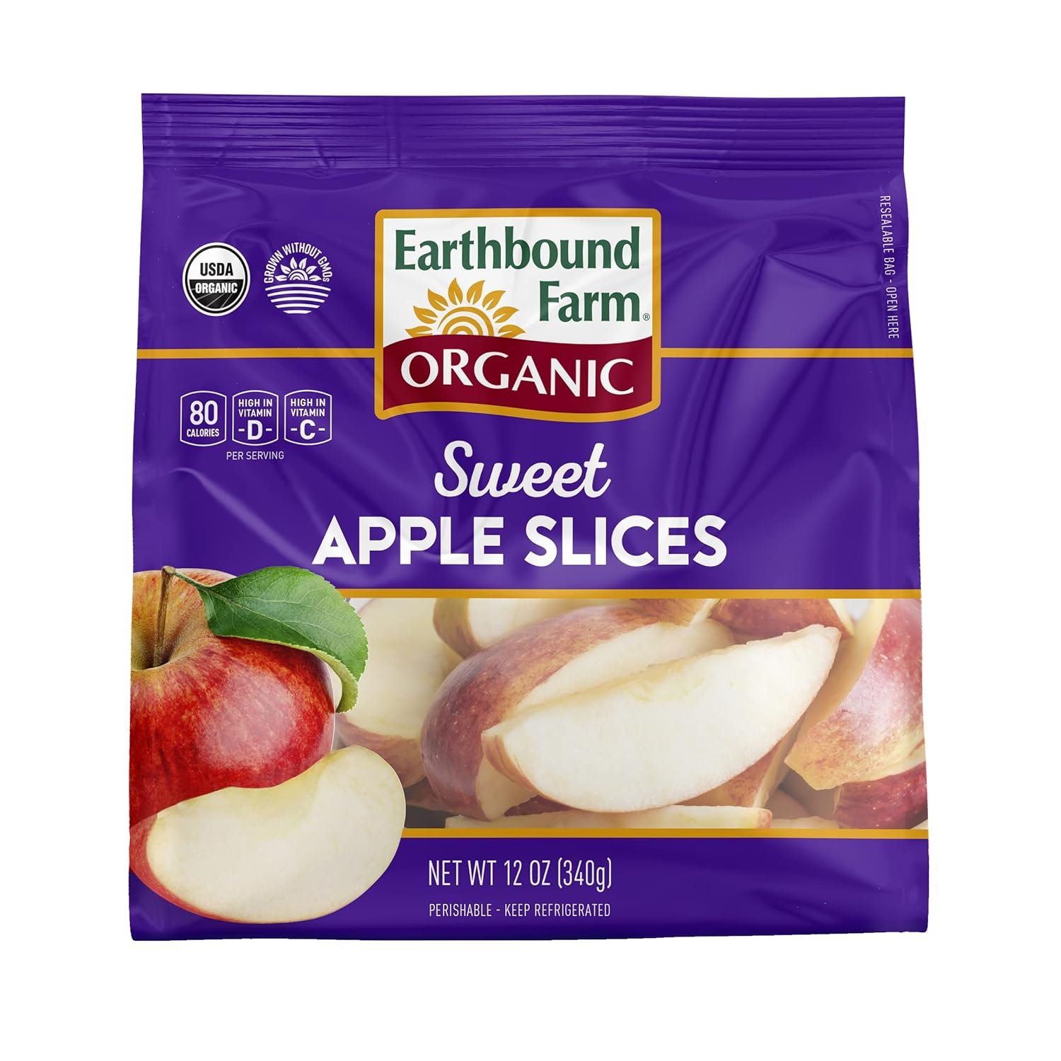 Organic Apple Slices for Healthy Snacking