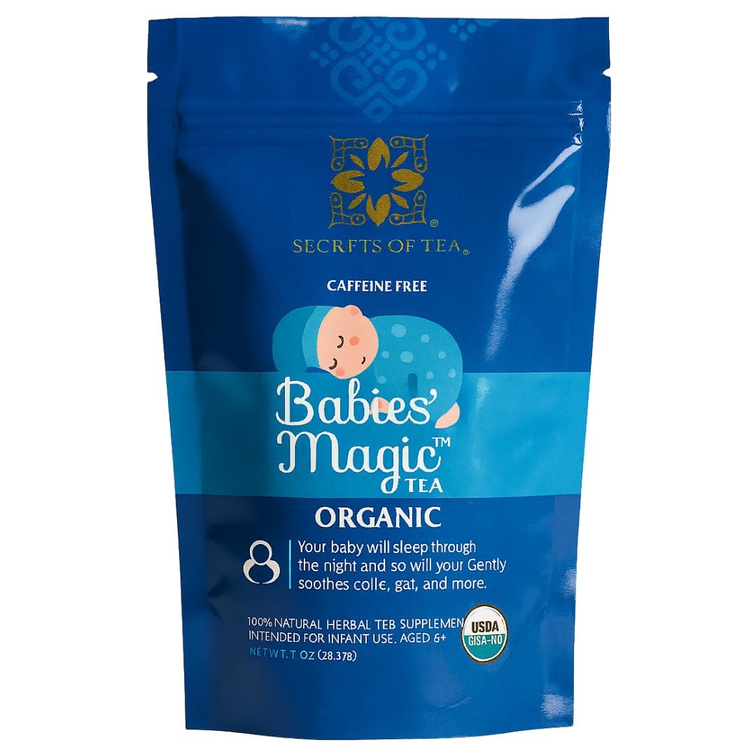 Organic Baby Colic Tea: Soothe Gas & Promote Sleep
