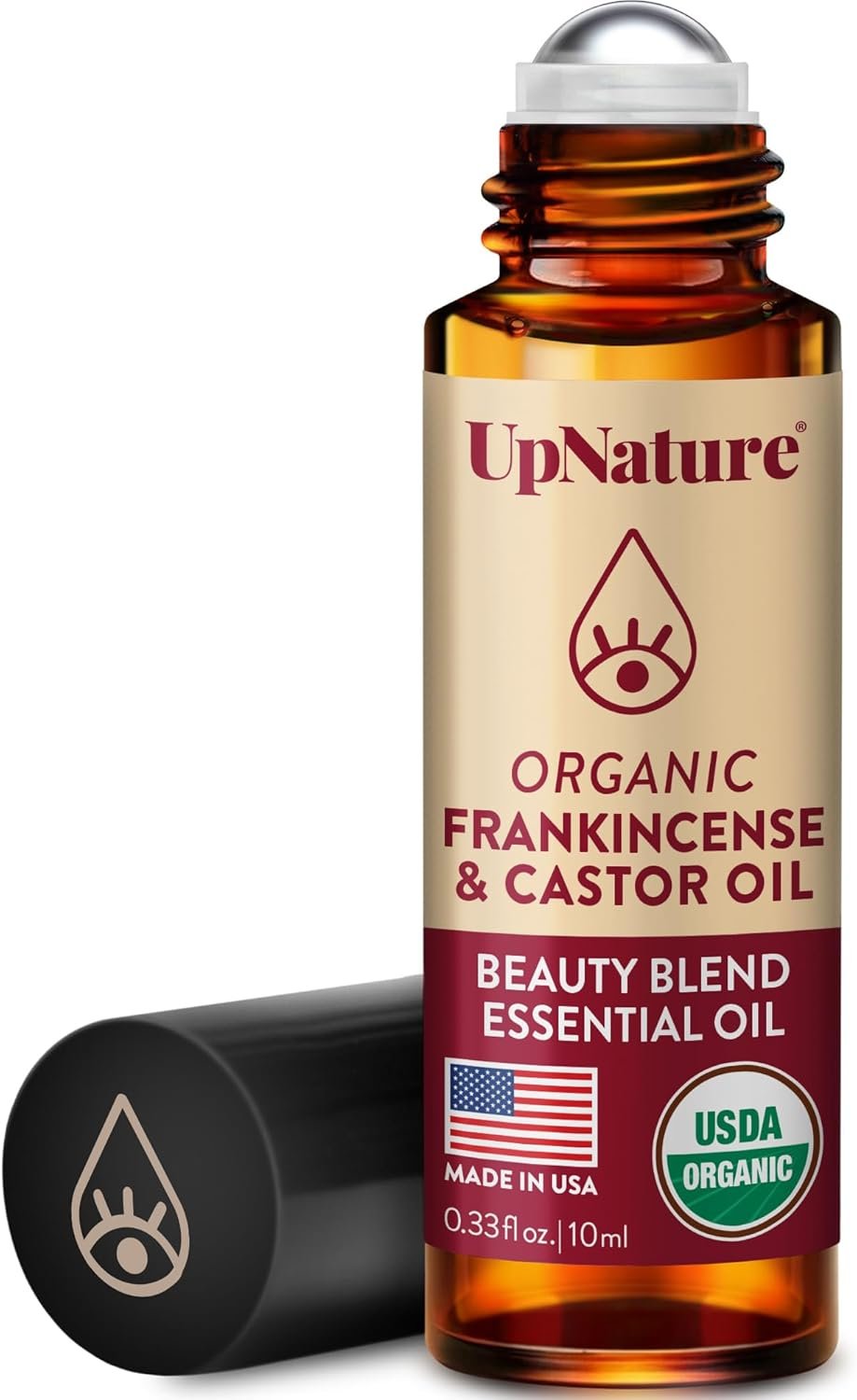 Soothe Puffy Eyes with Organic Castor Oil Roller