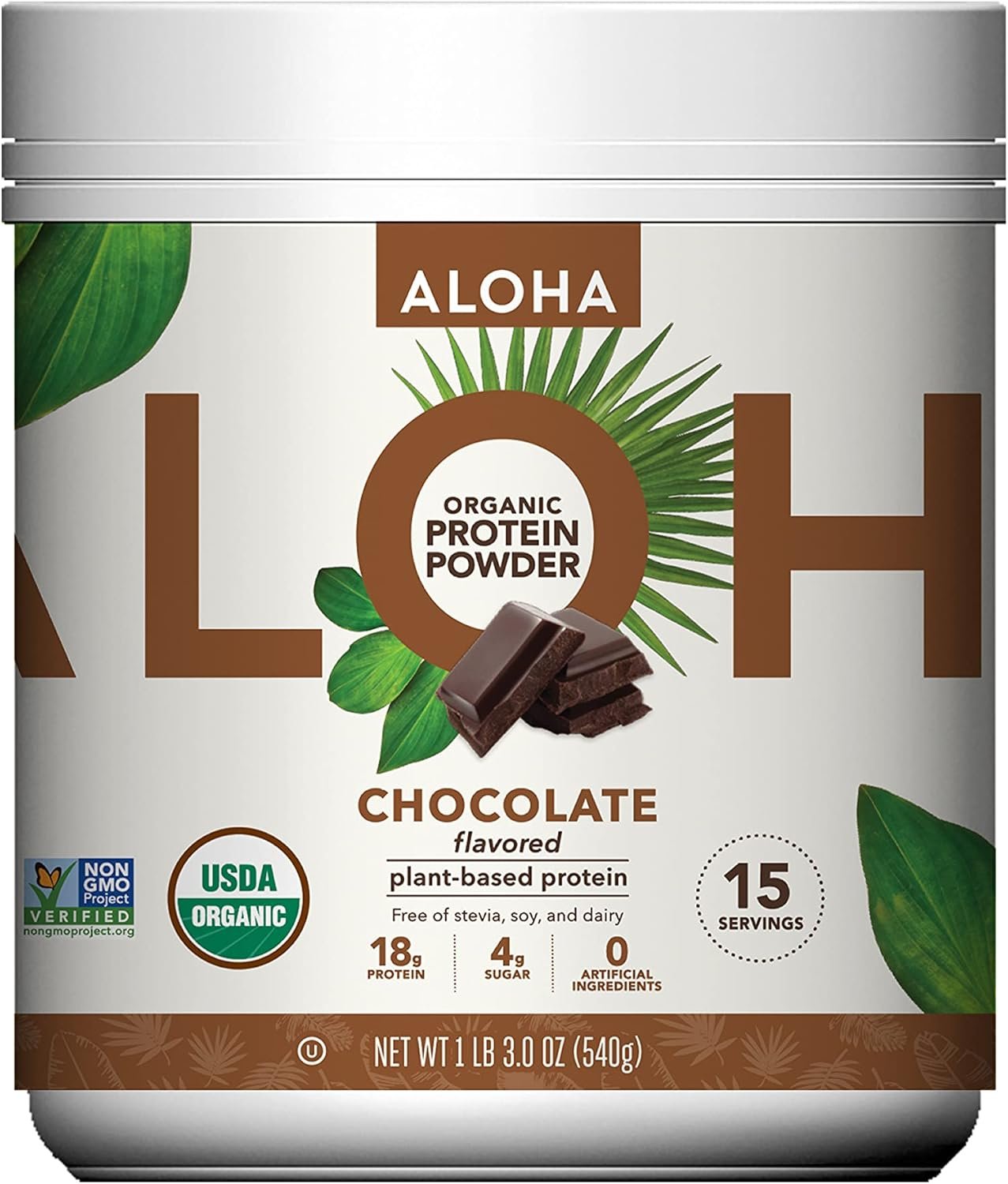 Organic Chocolate Protein Power: Vegan & Stevia-Free
