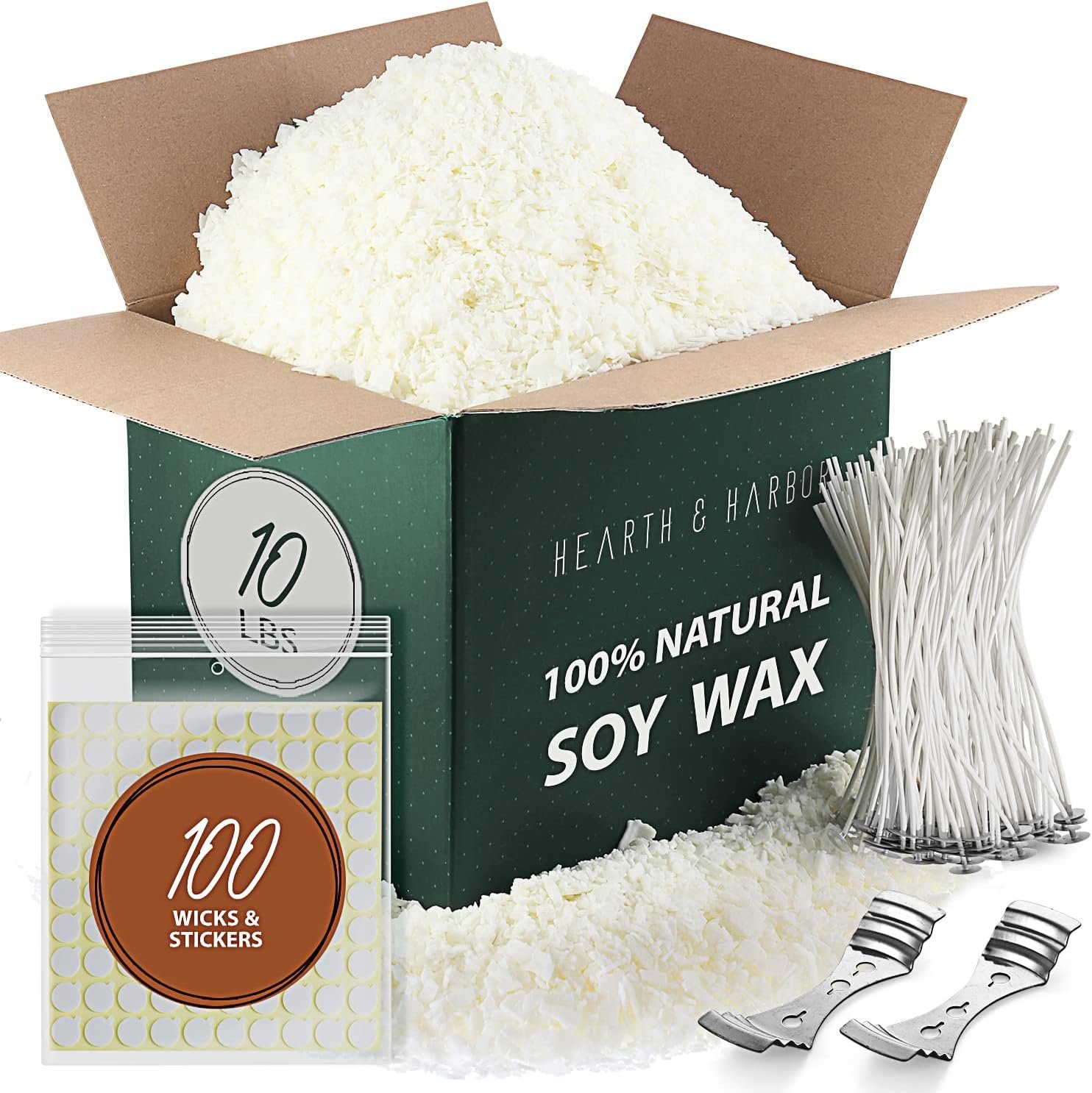 10 lbs Organic Soy Wax: Your DIY Candle Making Starter Kit