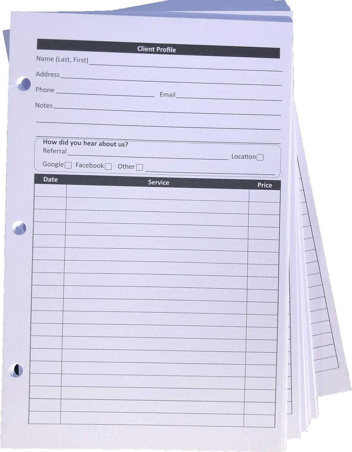 Organize Your Salon with Client Profile Cards