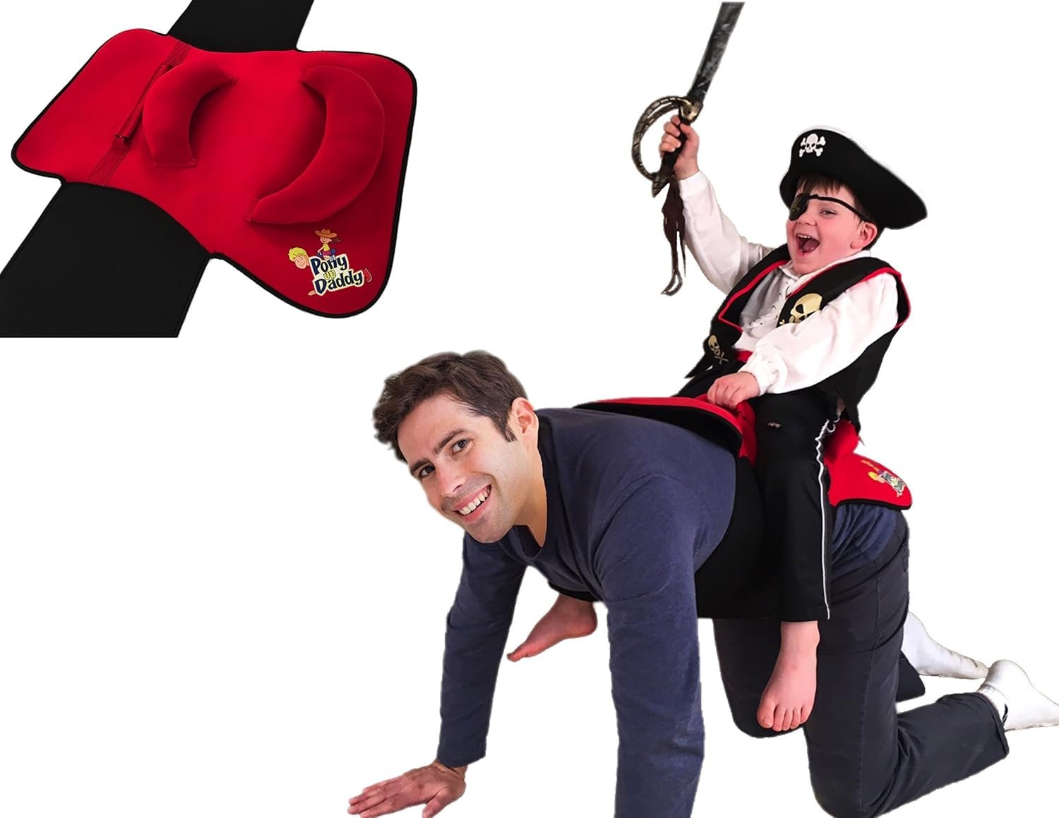 Parent Play Saddle: Safe Comfortable Pony Rides for Kids