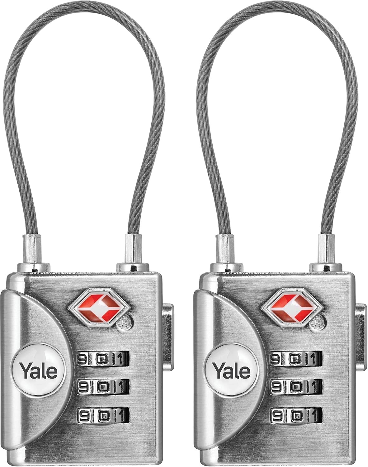 Peace of Mind Travel: Yale TSA Cable Locks 2-Pack