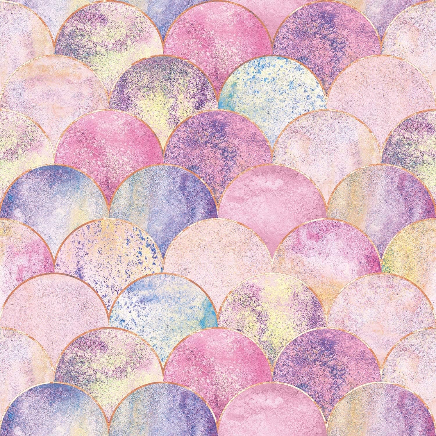 Peel & Stick Pink Ombre Wallpaper - Easy Room Makeover