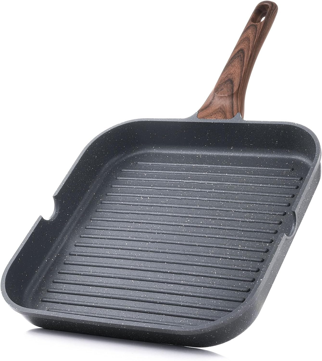 Perfect Grill Marks Indoors & Out - Nonstick Griddle Pan