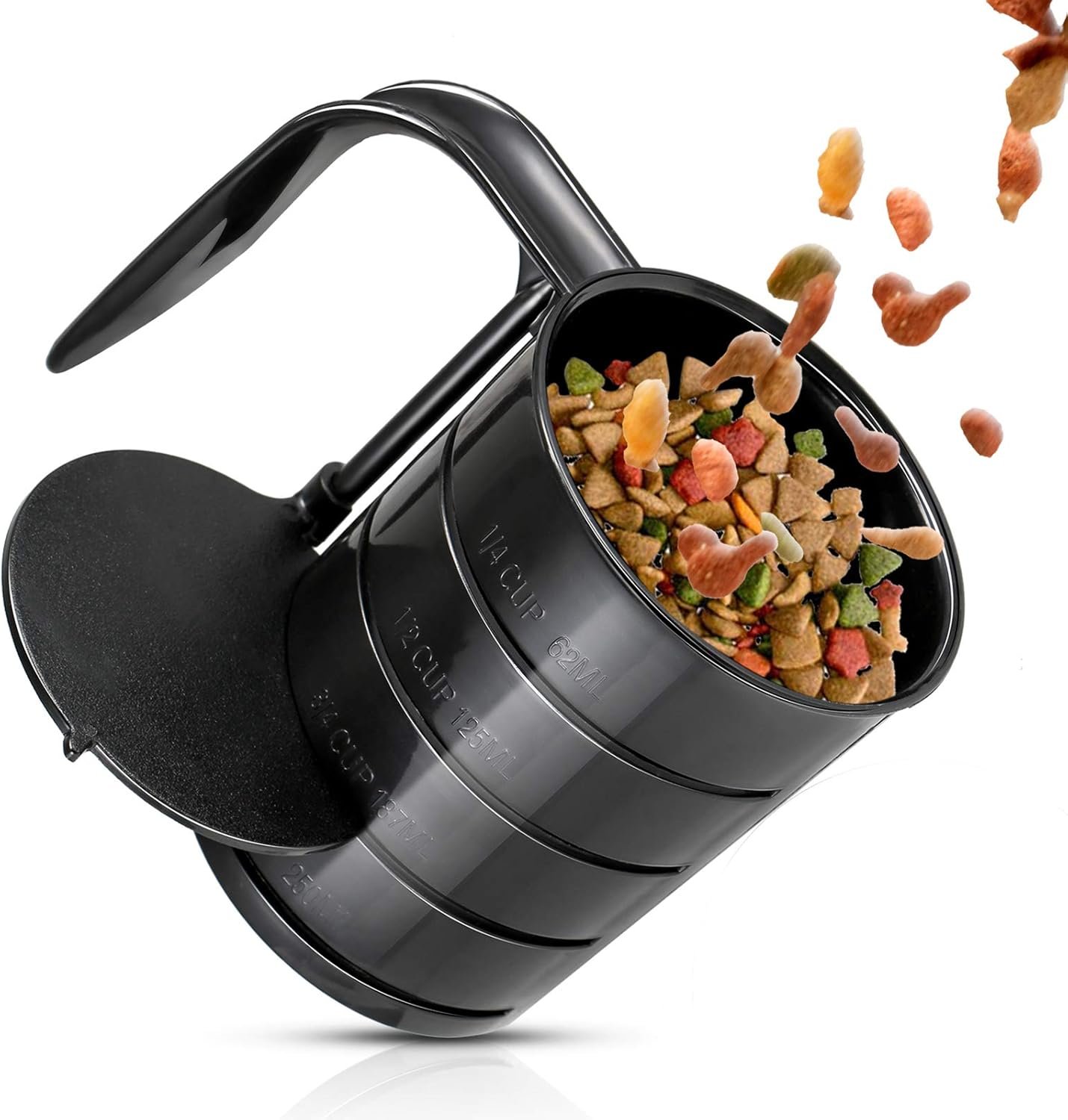 Perfect Portion Pet Food Scoop Set - 4 Measuring Cups