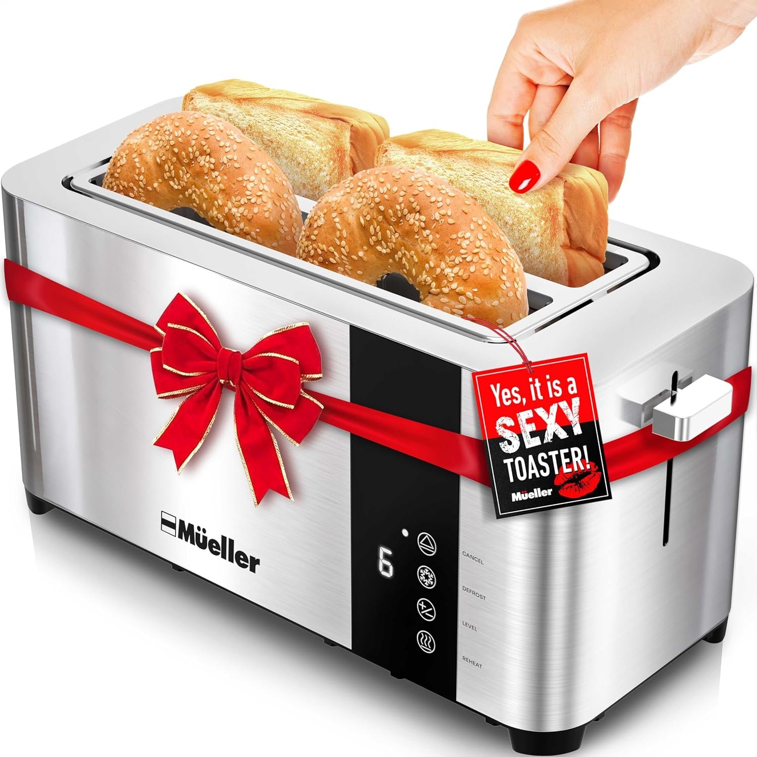 Perfect Toast Every Time - 4 Slice Toaster