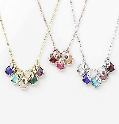 Personalized Birthstone Necklace
