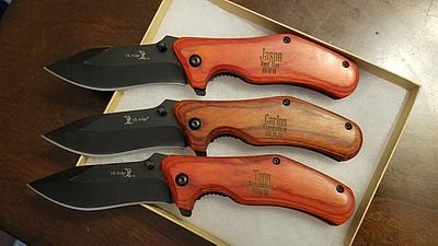 Personalized Groomsmen Knives