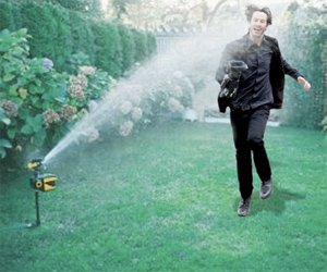Pest-Deterring Motion-Activated Sprinkler