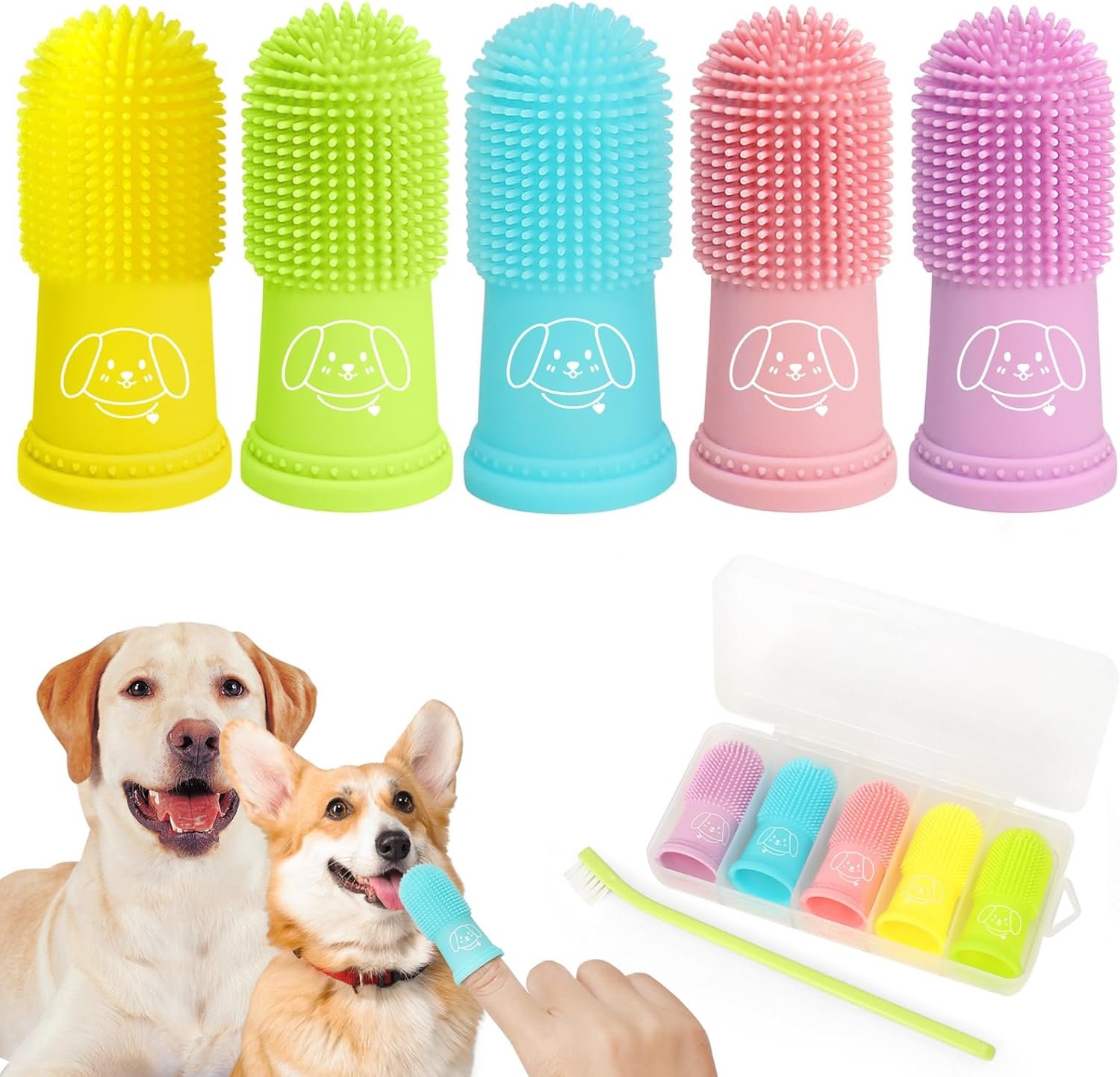 Gentle Pet Dental Care: Finger Toothbrush Kit