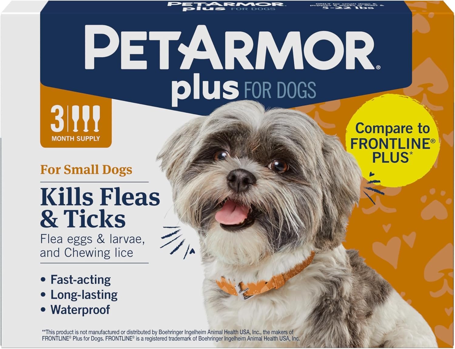 Reliable Flea & Tick Protection for Small Dogs - 3 Months of Peace
