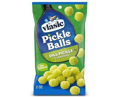 Pickle Balls Dill Pickle-Flavored Corn Puffs