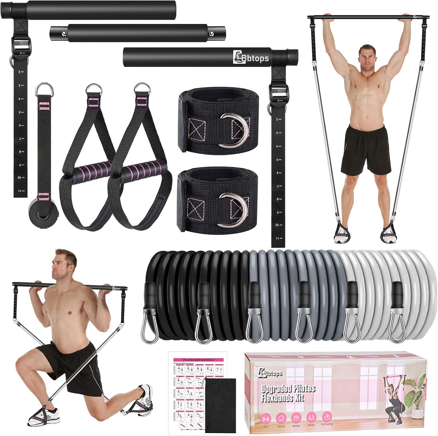 Tone Full Body at Home: Pilates Bar Kit