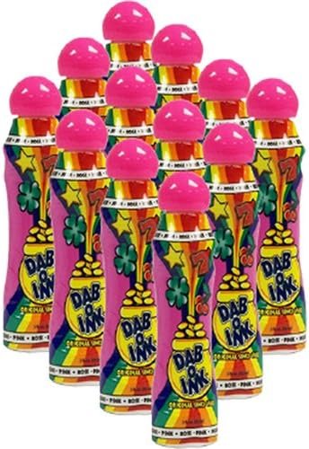 Pink Bingo Dauber Set - 12 Count 3oz Markers
