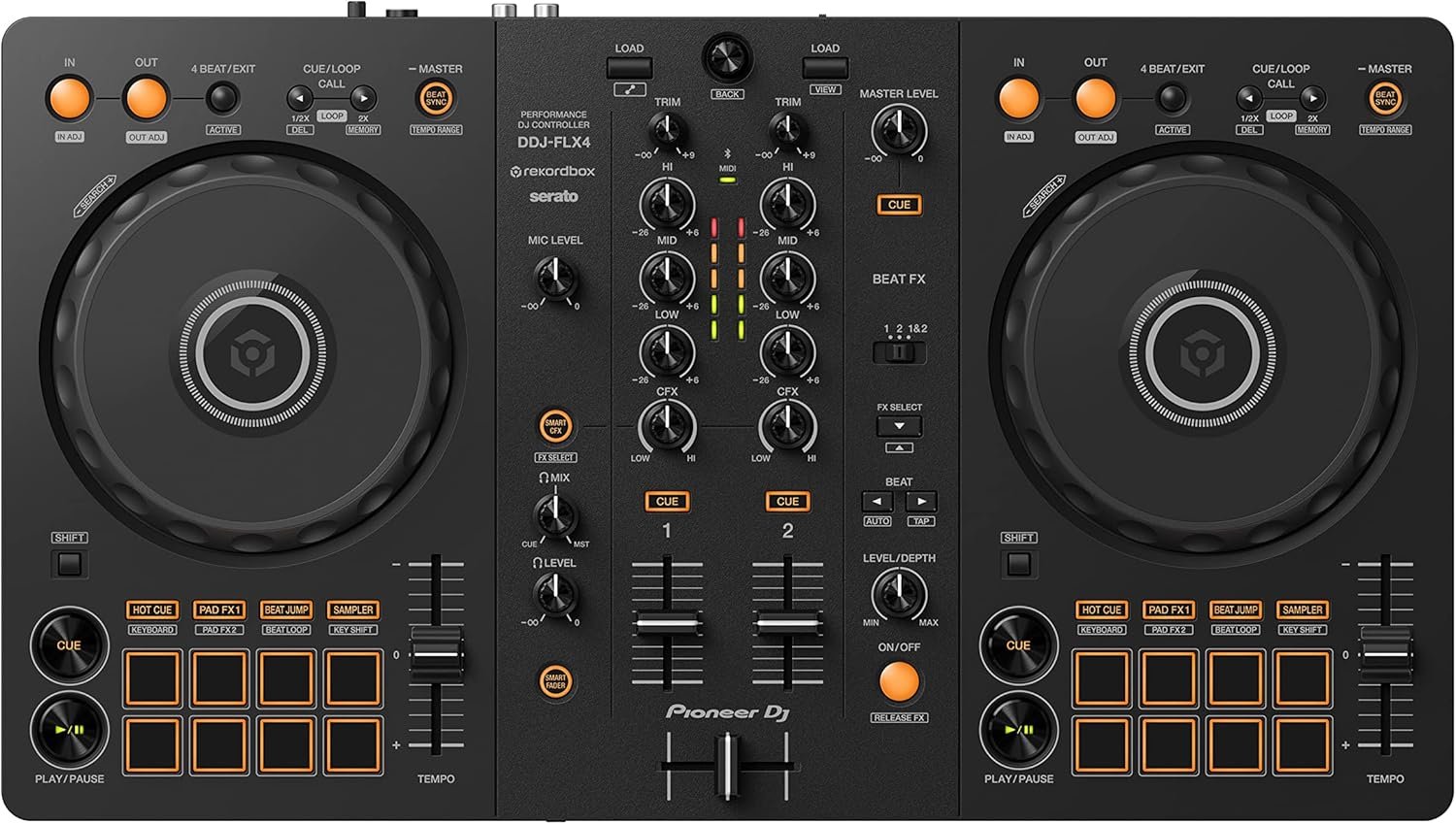 Professional DJ Control at Your Fingertips - DDJ-FLX4