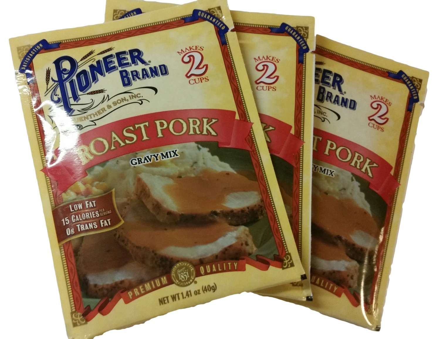 Pioneer Roast Pork Gravy Mix - 3 Pack
