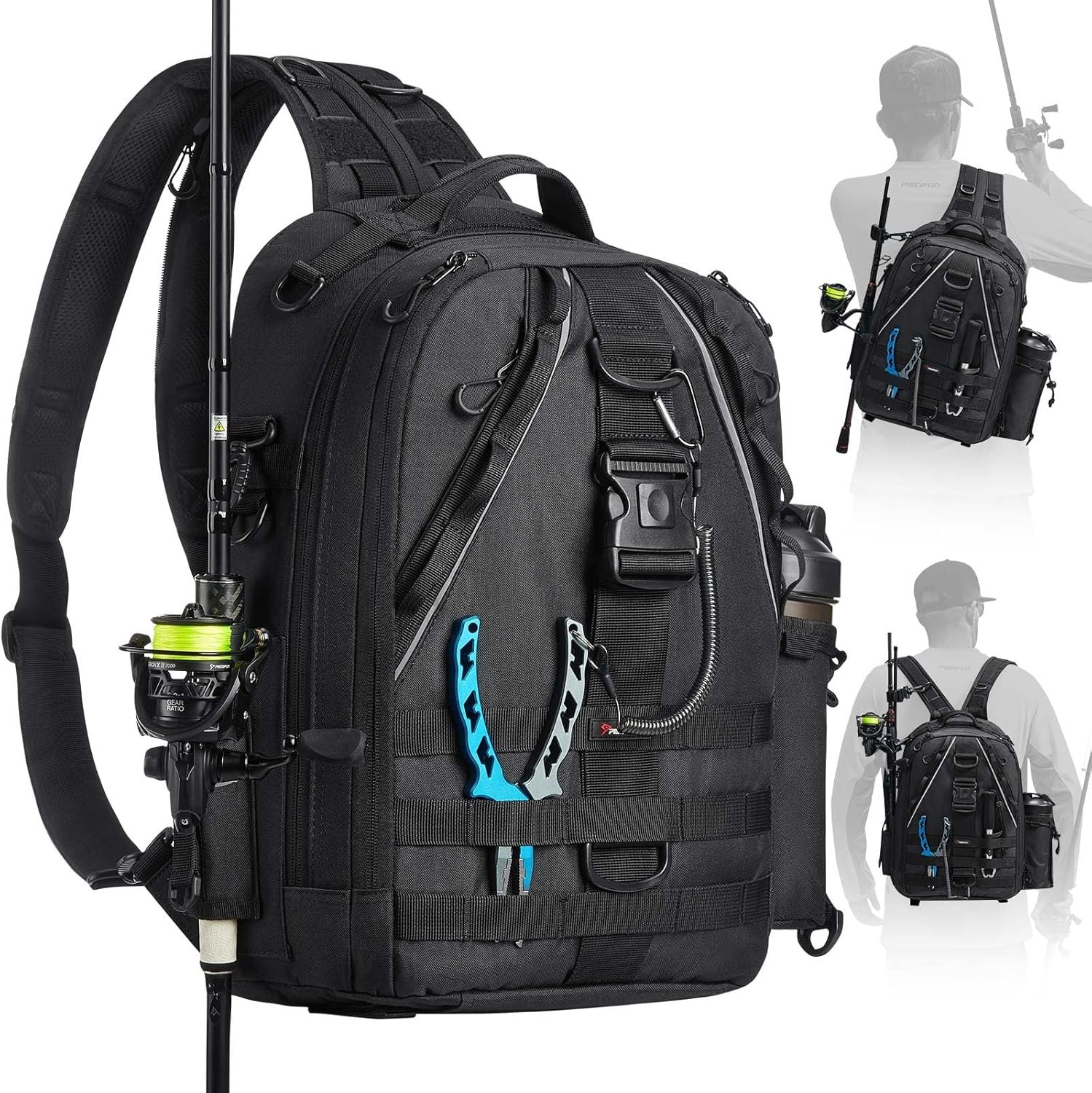 Ultimate Fishing Backpack: Versatile Gear Storage with Rod Holder