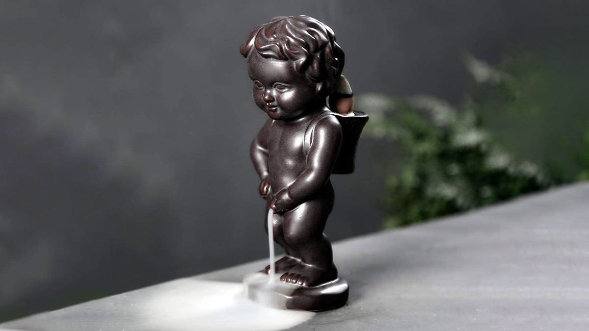 Pissing Boy Incense Burner