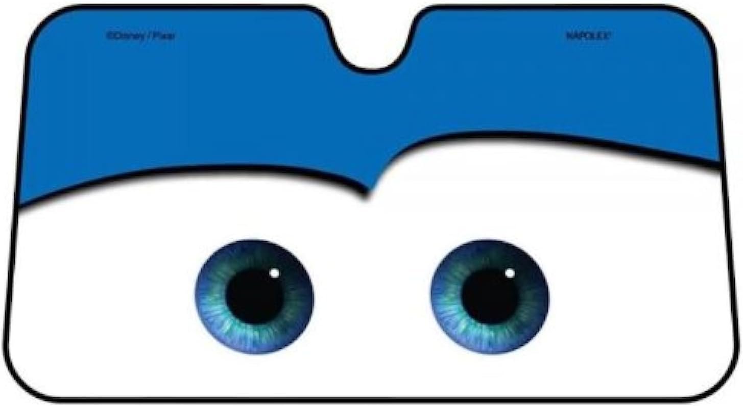 Keep Your Car Cool with Pixar Blue Car Sun Shade