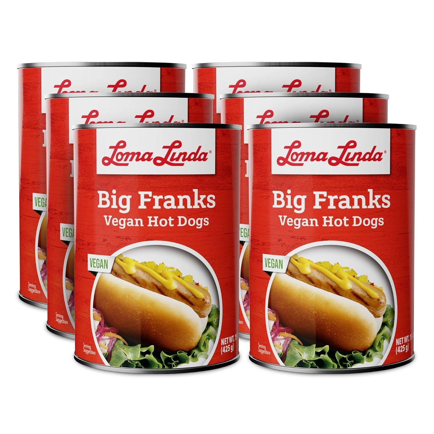 Plant-Powered Big Franks - 6 Pack Convenience