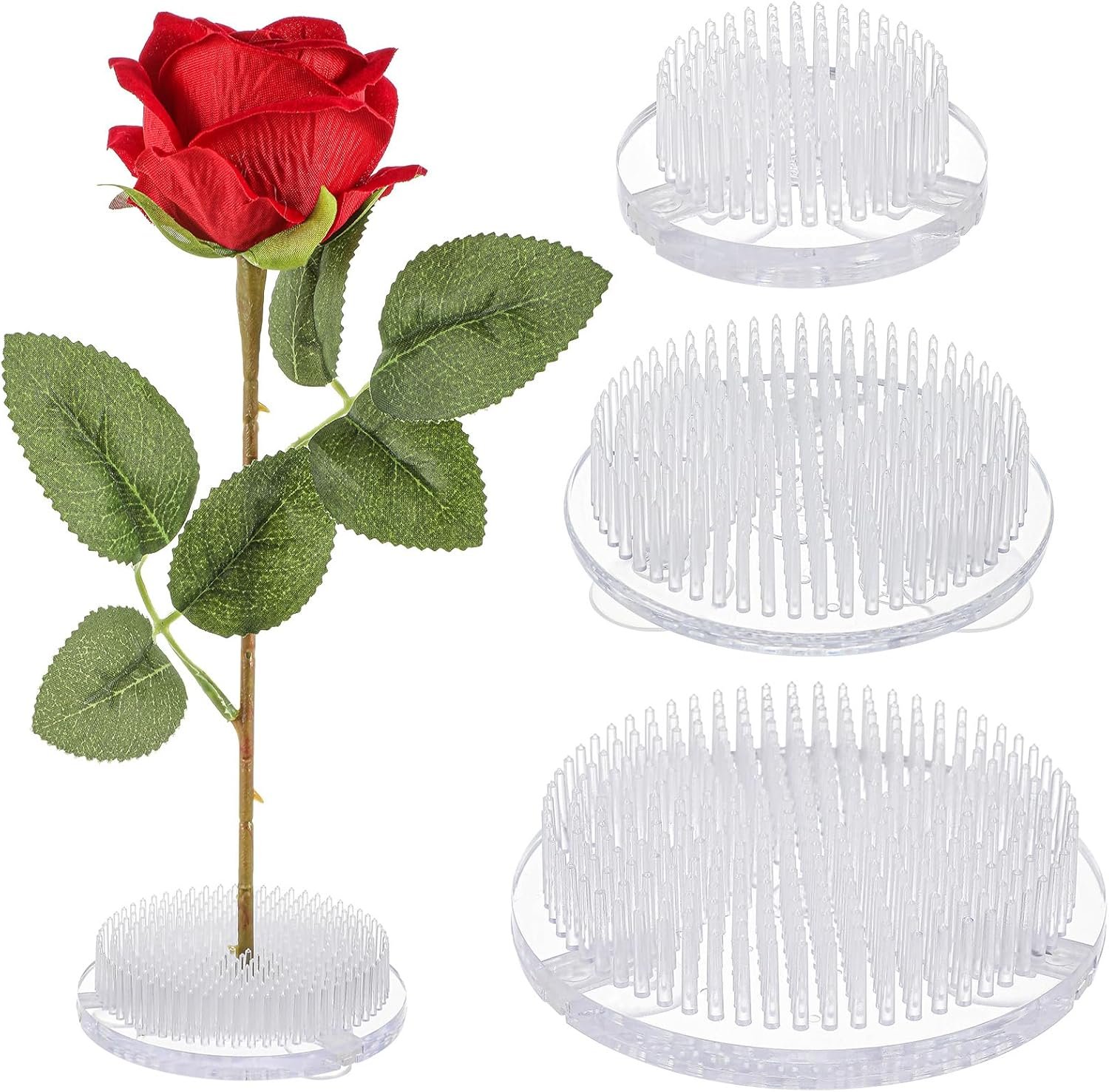 16-Piece Plastic Flower Frogs - Perfect Floral Arrangement Holders