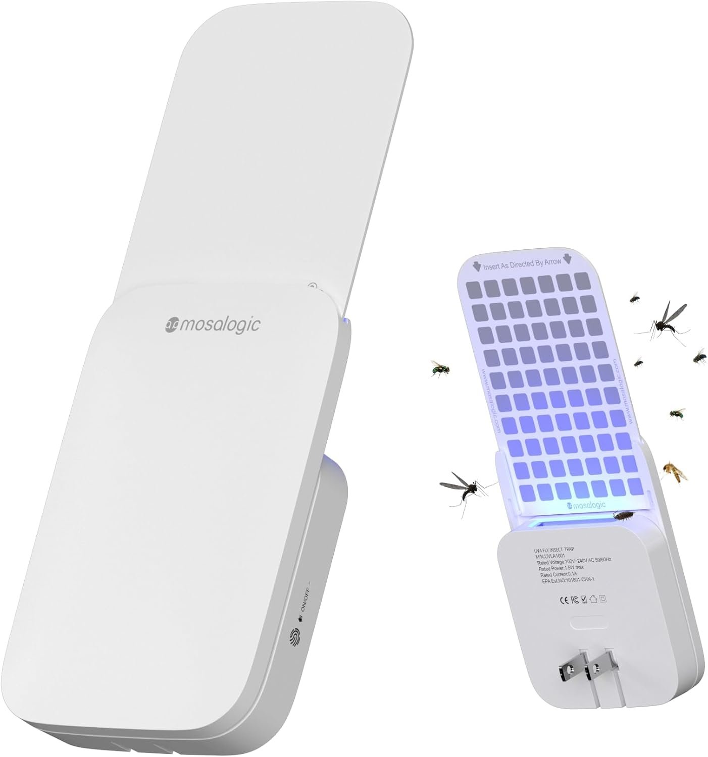 Plug-In Fruit Fly Trap with UV Light for Pest-Free Spaces