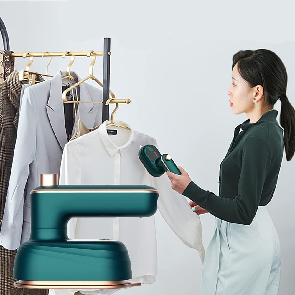 Portable 2-in-1 Mini Garment Steamer: Iron Anywhere in 30 Seconds