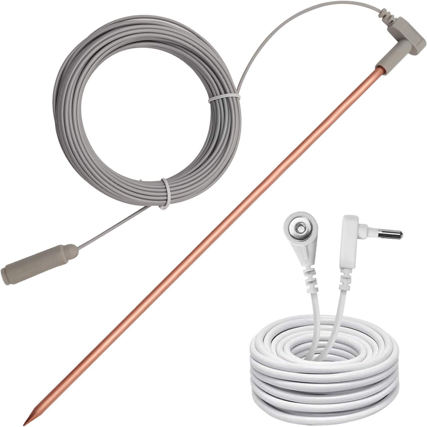 Portable Copper Grounding Rod Kit for Better Sleep & Energy