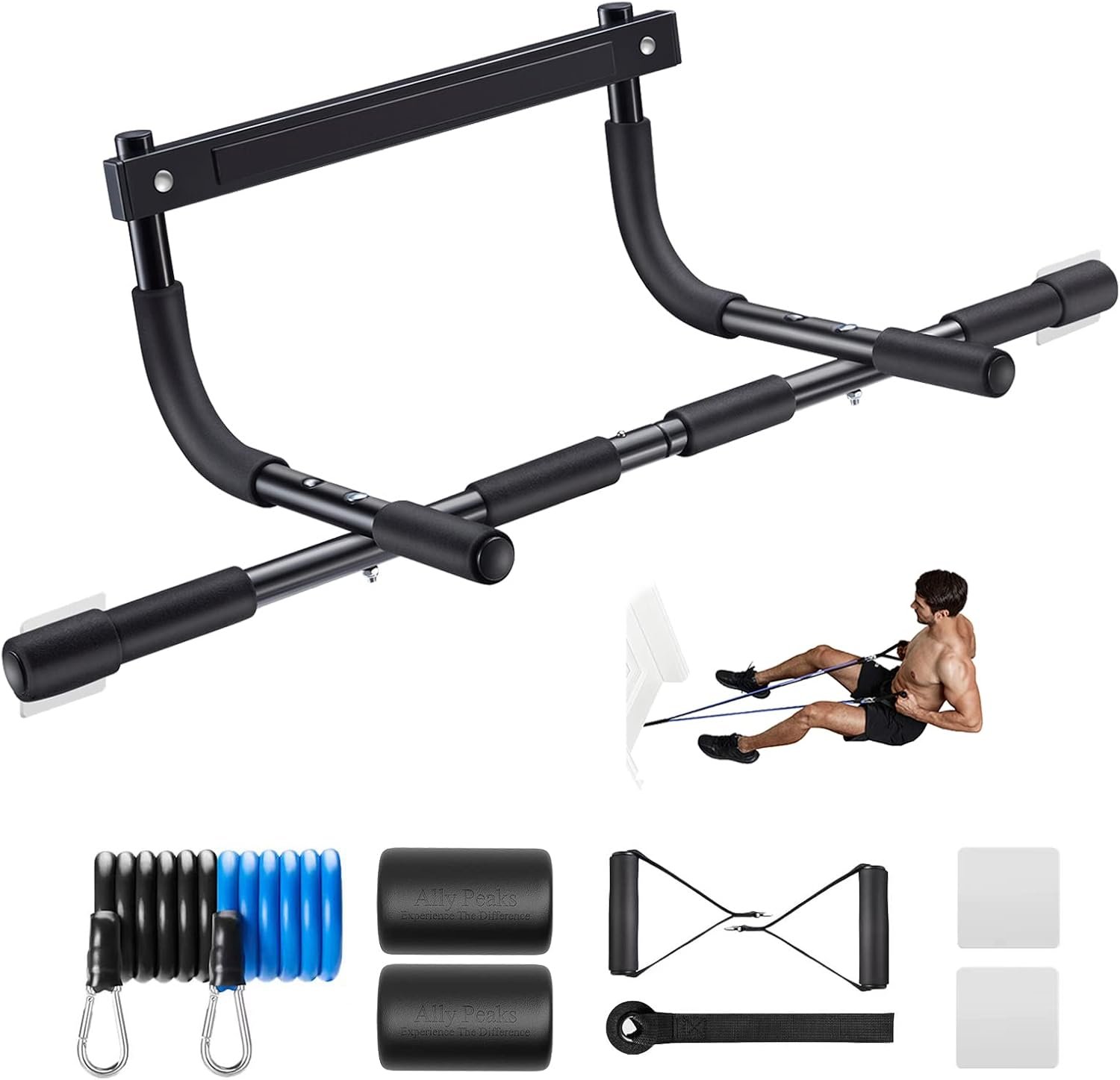 Maximize Your Workout: Portable Pull-Up Bar for Stronger Arms, Back & Core