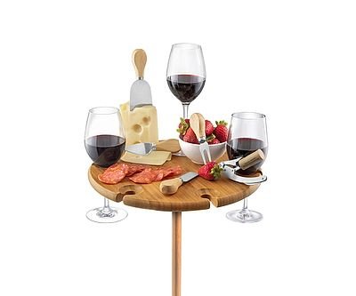 Portable Wine Picnic Table