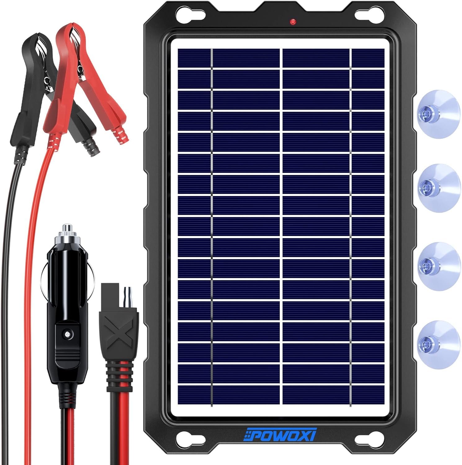 Keep Your Batteries Charged Anywhere - POWOXI Solar Maintainer