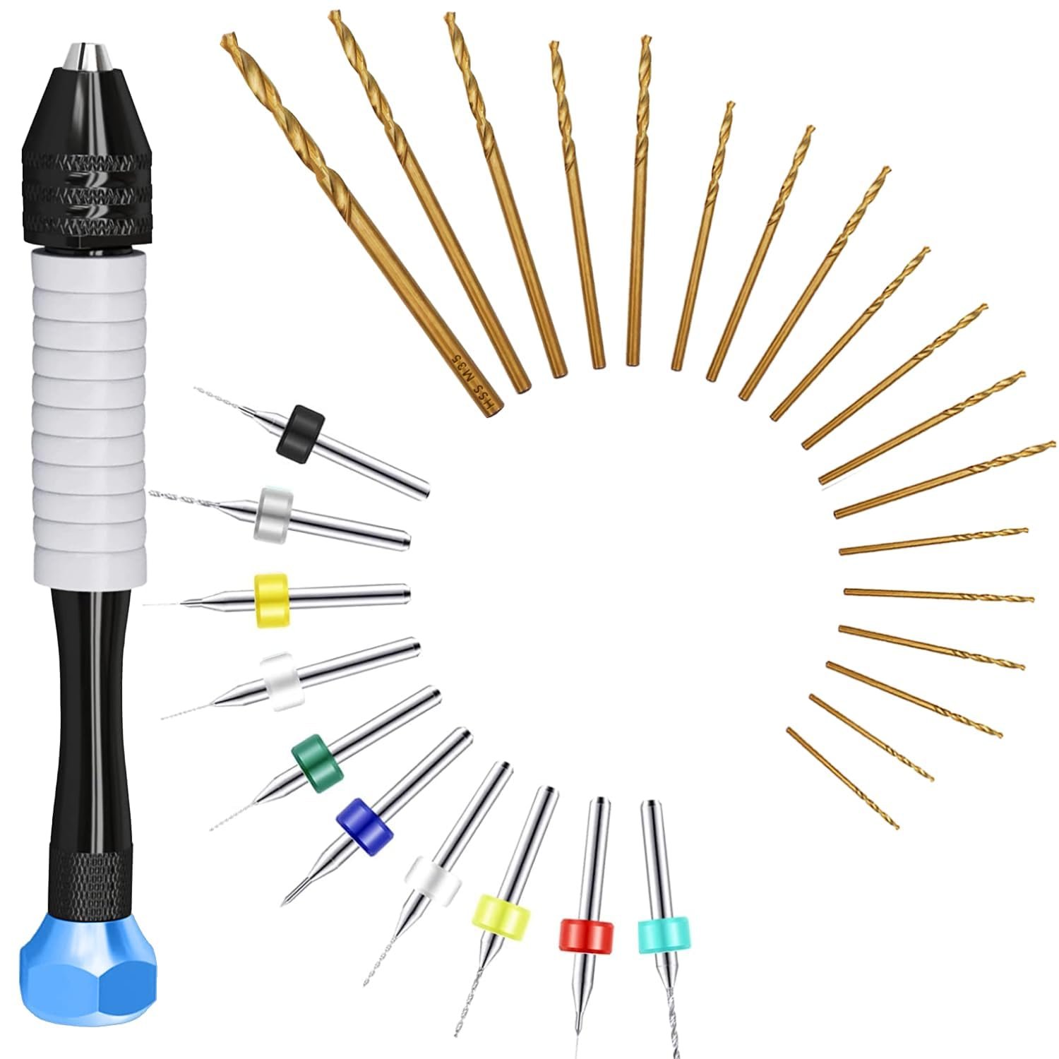 Precision Micro Drill Set for Jewelry Crafts