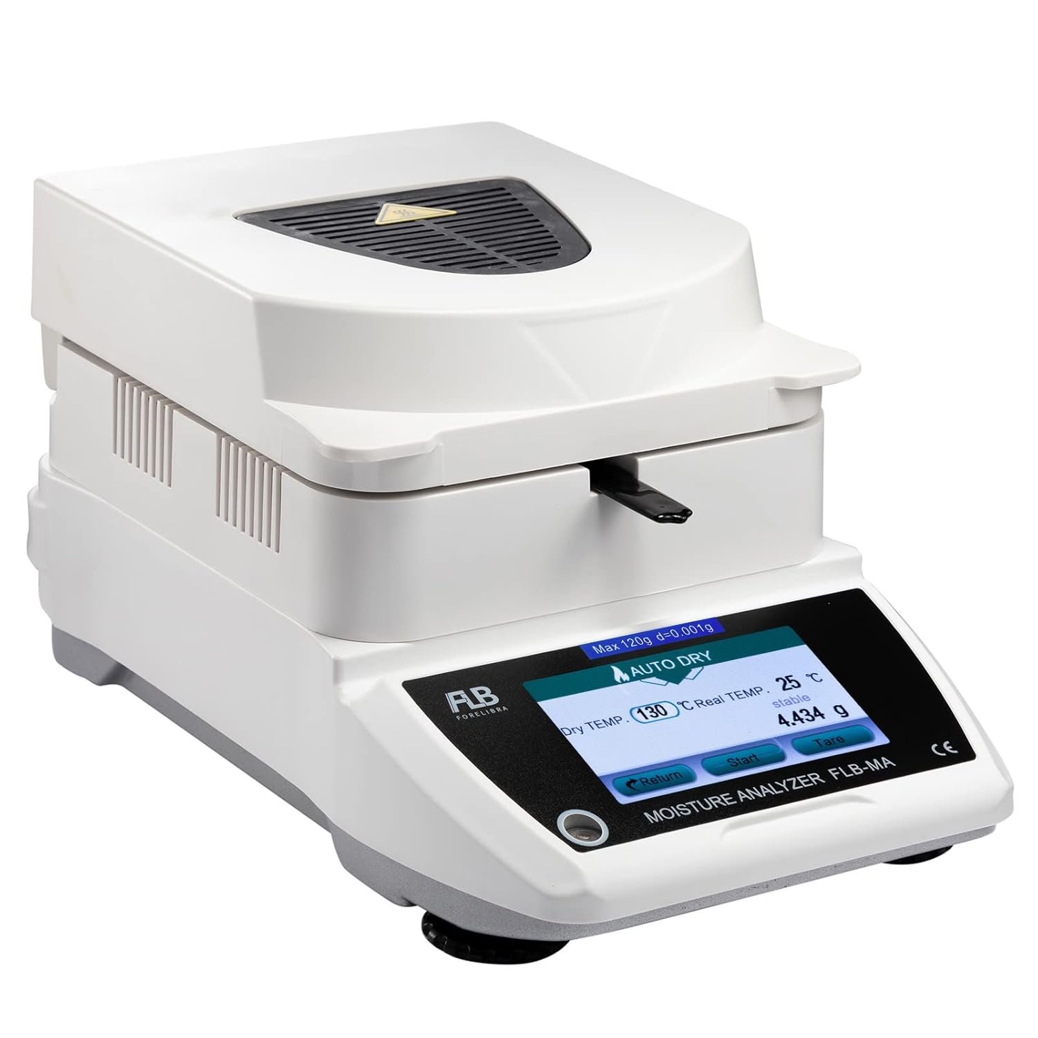 Precision Moisture Analyzer: 0.001g Accuracy for Lab & Industry
