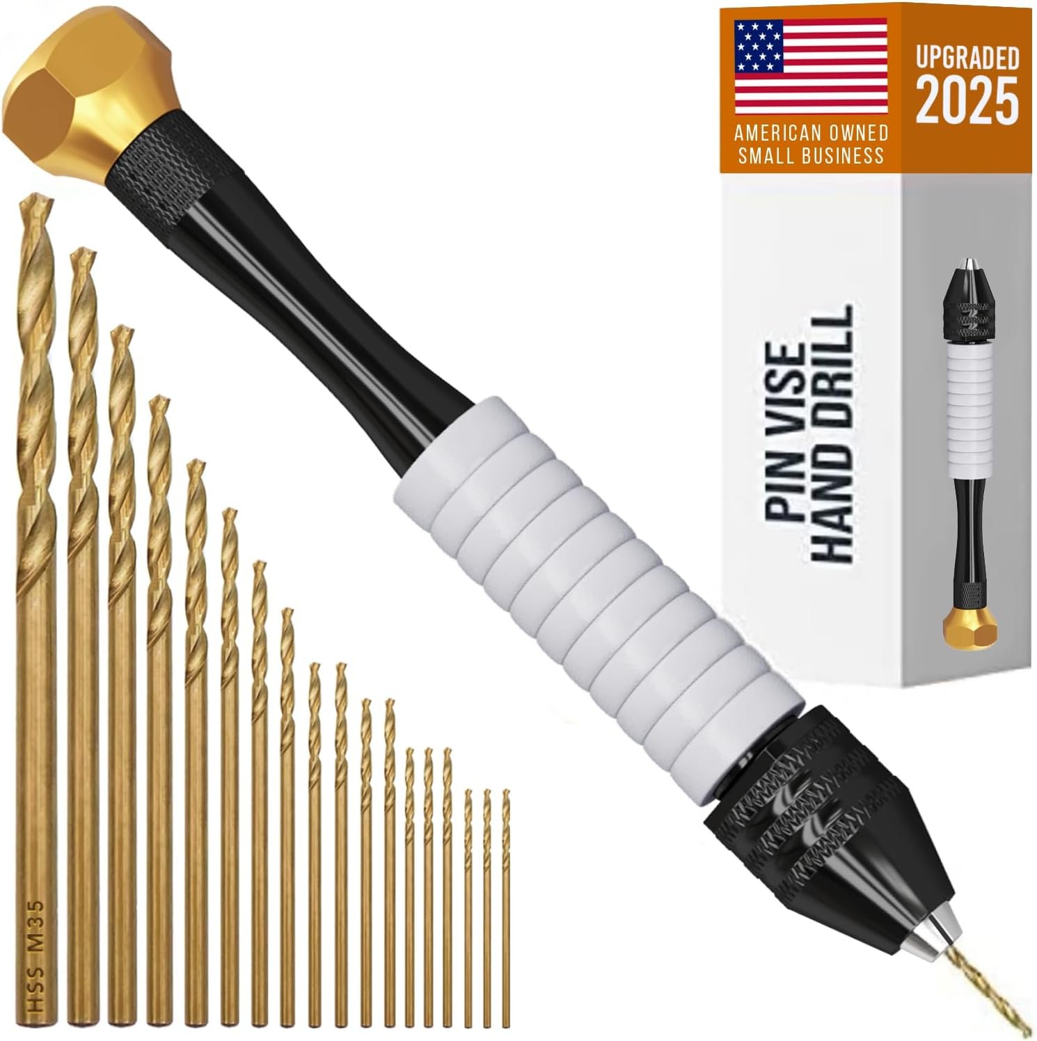 Precision Pin Vise Drill for Jewelry & Crafts