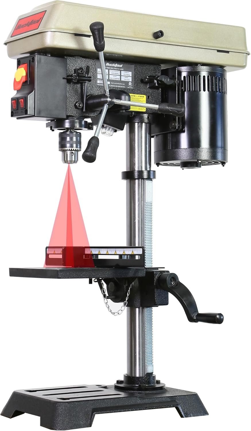 Precision Power: 10-Inch Drill Press with 5-Speed Control