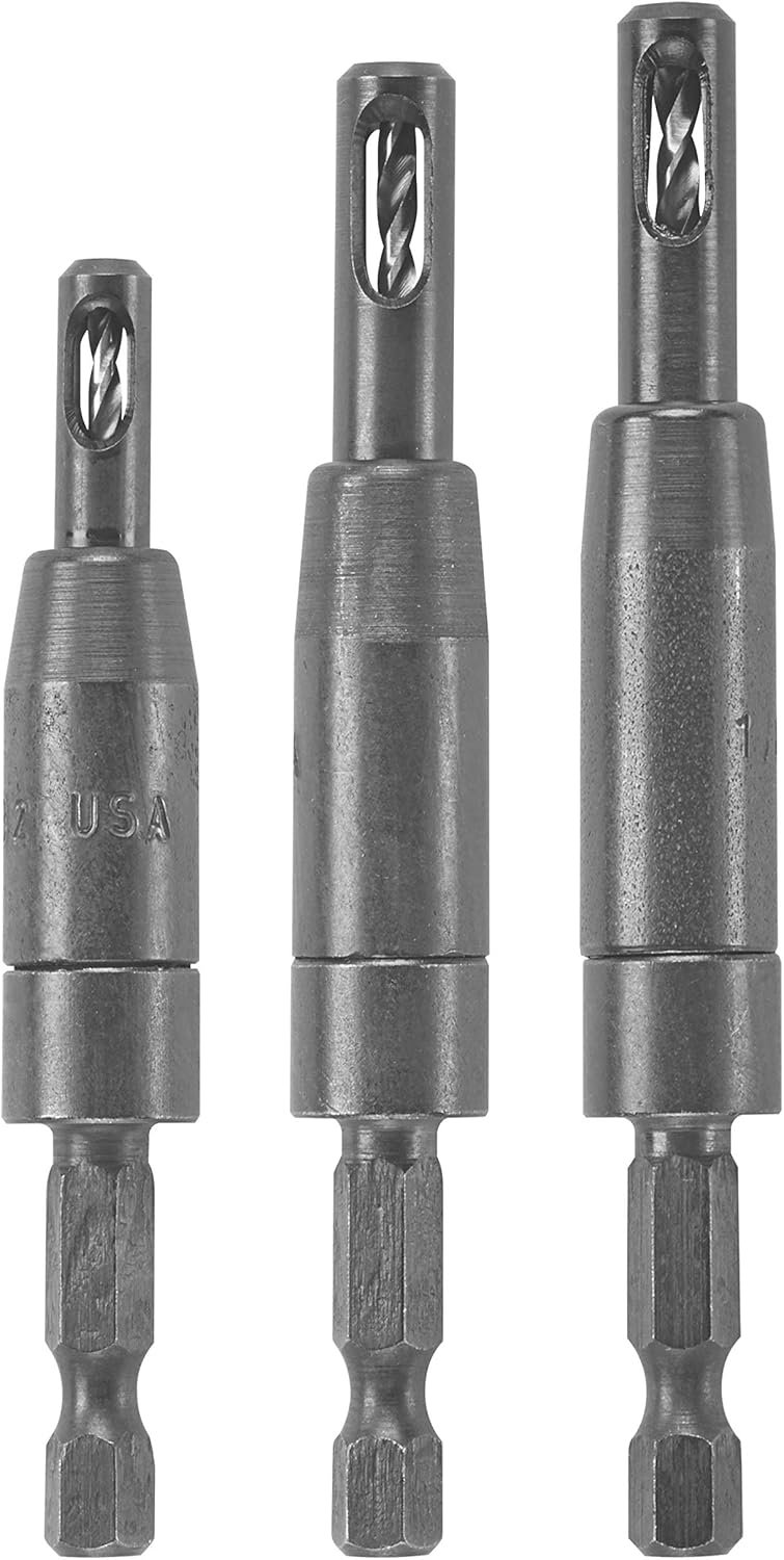 Precision Self-Centering Drill Bits for Perfect Hinge Installation