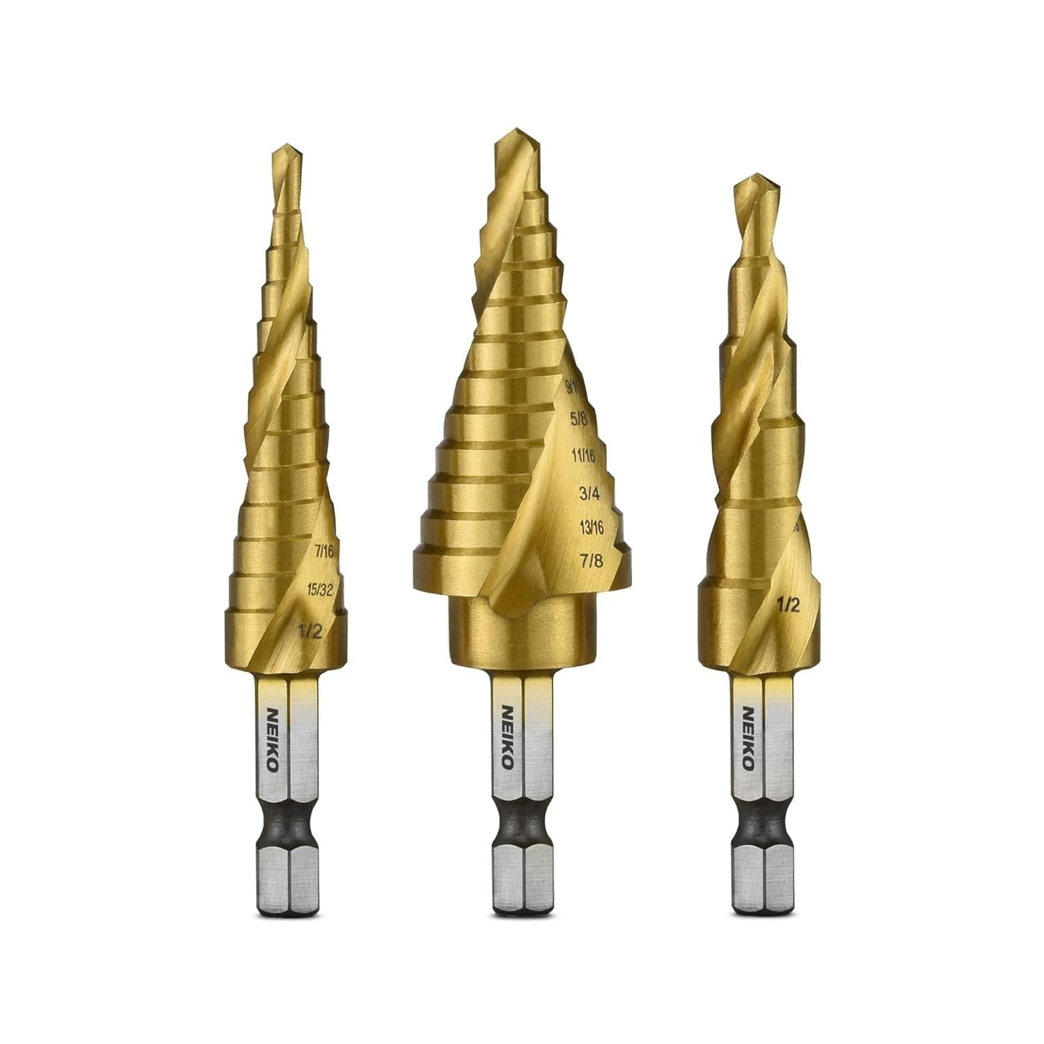 Precision Step Drill Bit Set for Effortless Hole Making