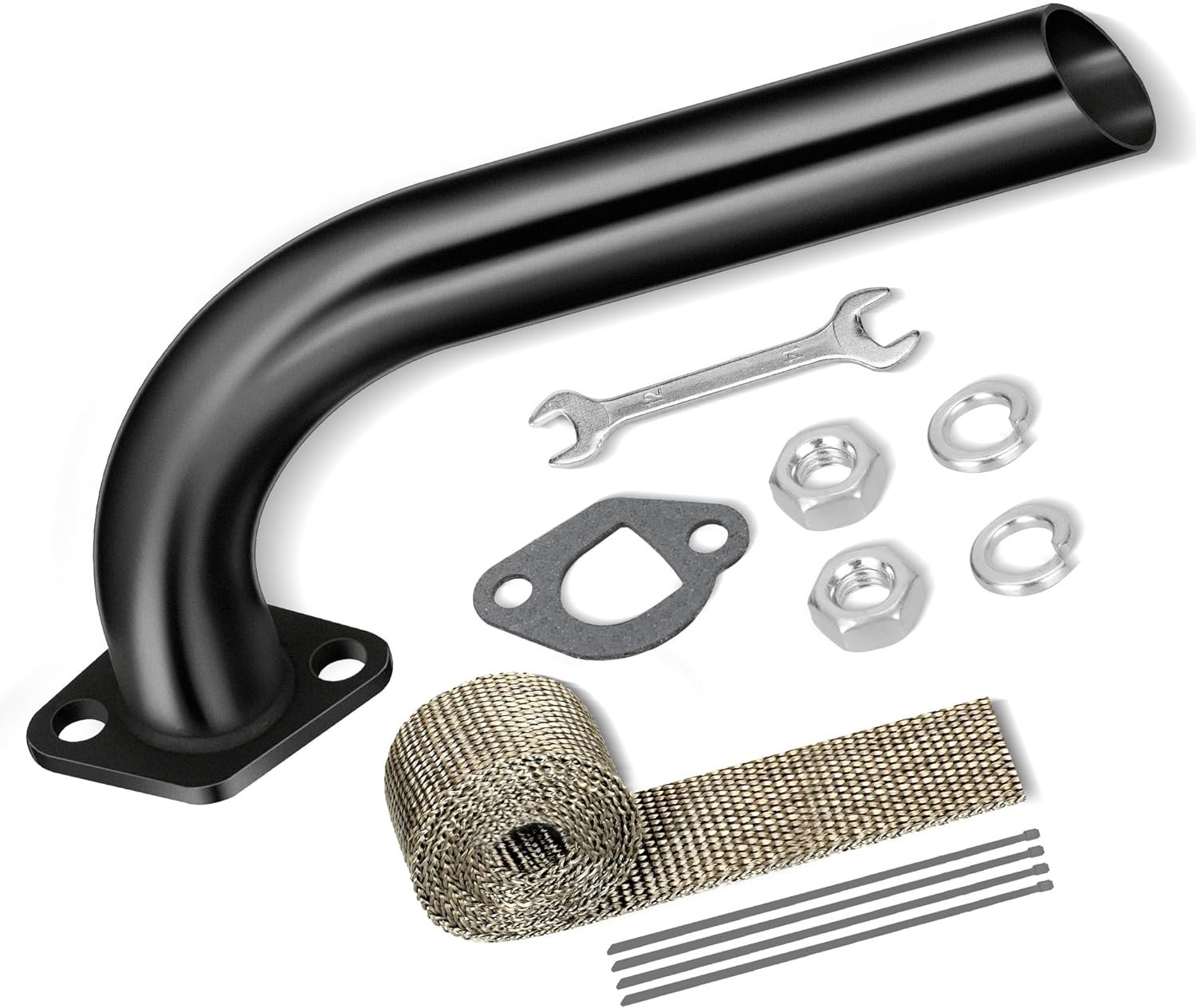 Rev Your Mini Bike with Predator 212cc Black Exhaust Kit