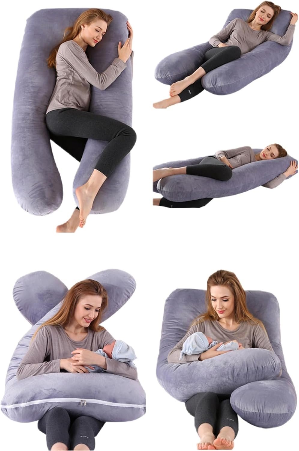 Pregnancy Sleep Savior: Full-Body Support Pillow