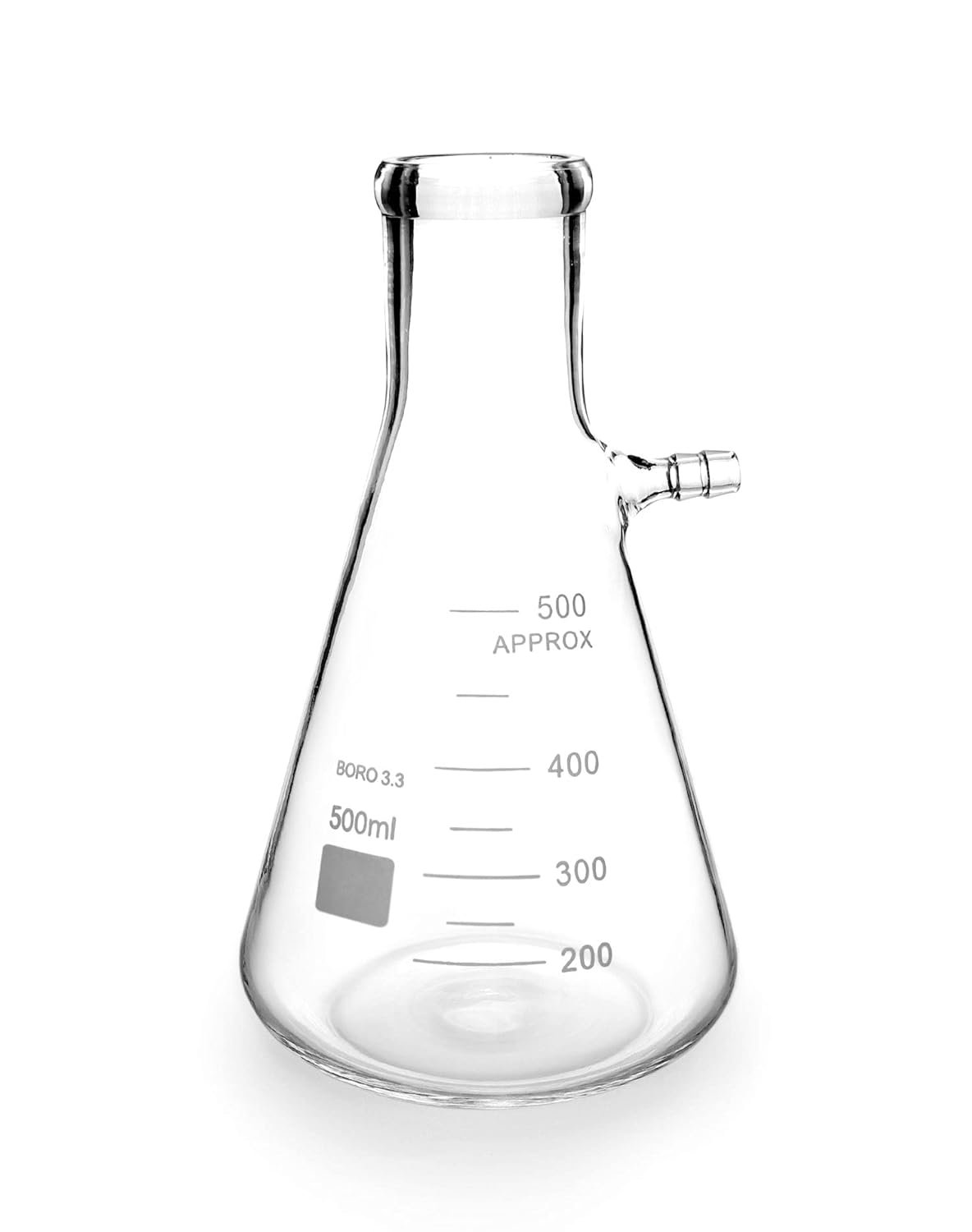 Premium 500ml Lab Filtering Flask - Precision Glass Design