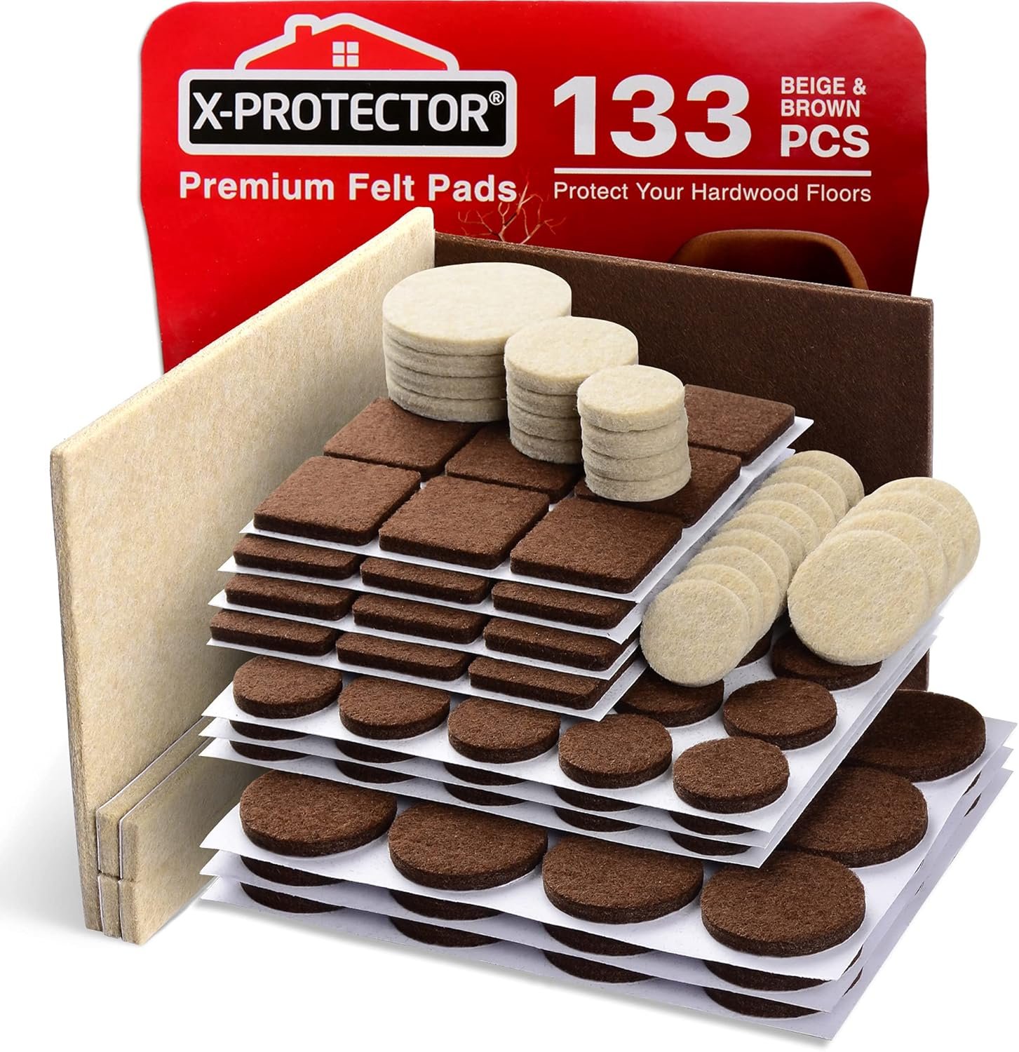 Premium Felt Furniture Pads for Floor Protection