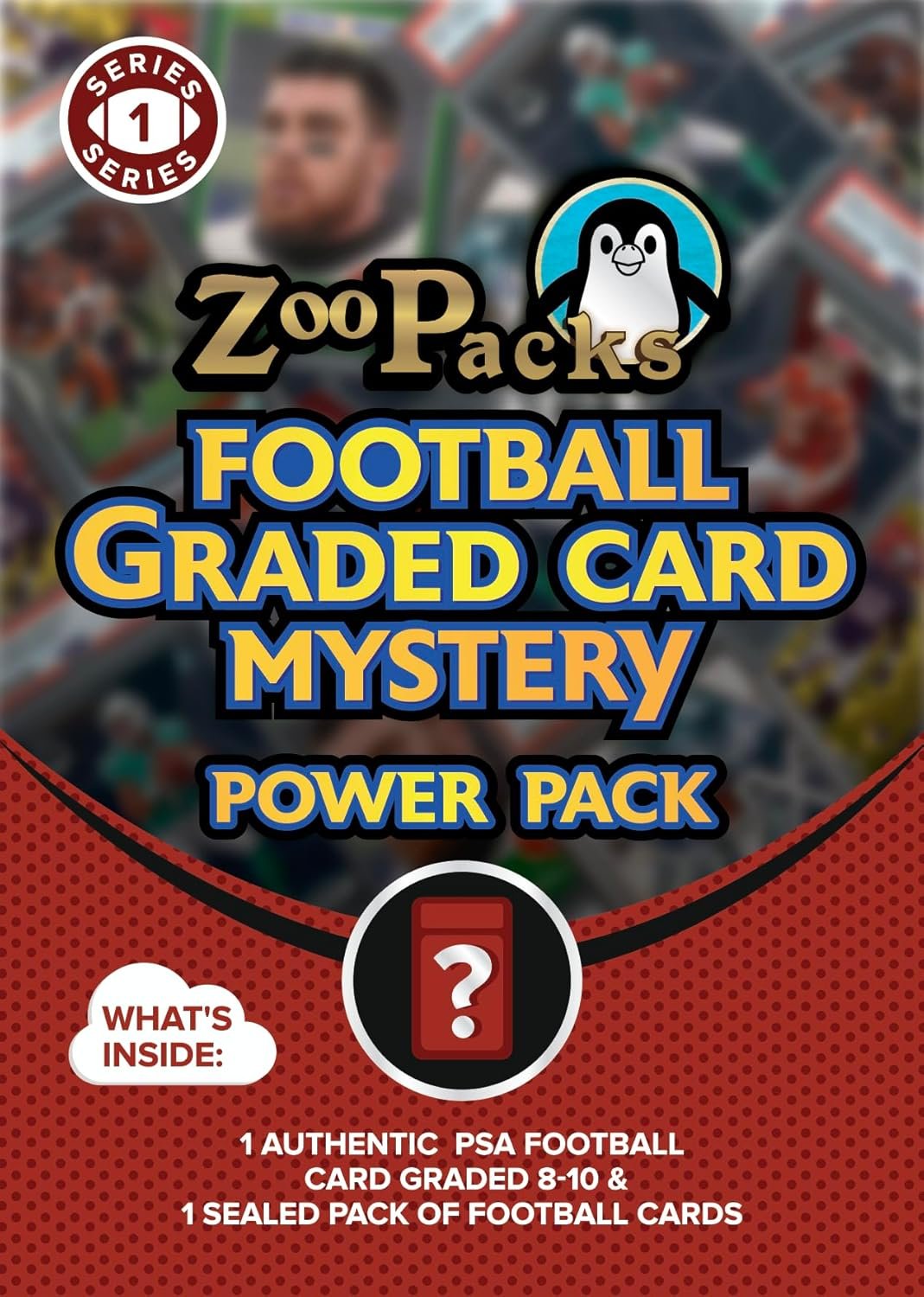 Premium Football Card Mystery Pack - Grade 8+ Guaranteed