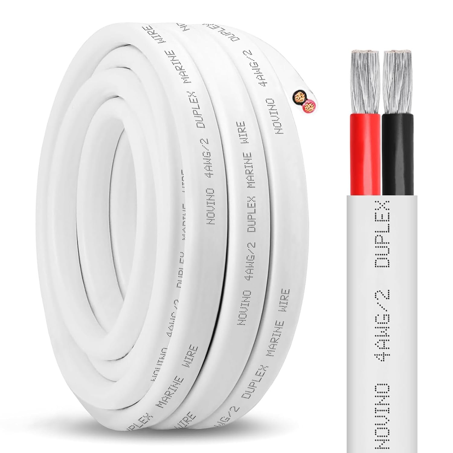 Premium Marine Wire: Corrosion-Resistant 4 AWG Boat Cable