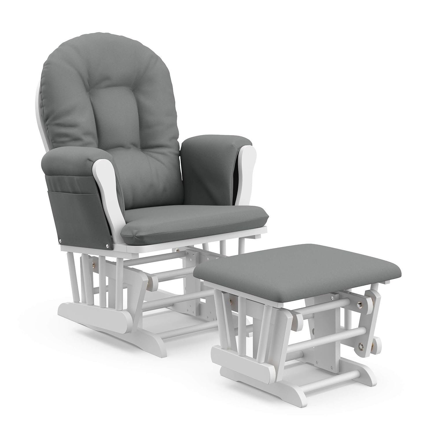 Premium Nursery Glider & Ottoman - Award-Winning Comfort